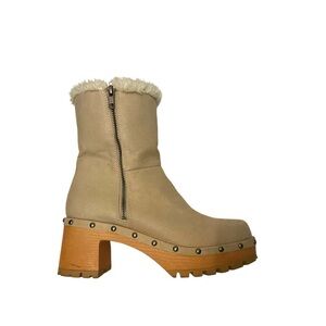 Mia Sueli platform chunky 70s stlye clog boot